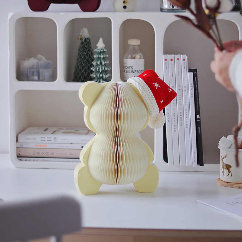 Mini bear shape paper honeycomb ornaments-04.jpg
